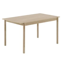 Dining Tables^Muuto Linear wooden table oak, 140x85 cm Beige