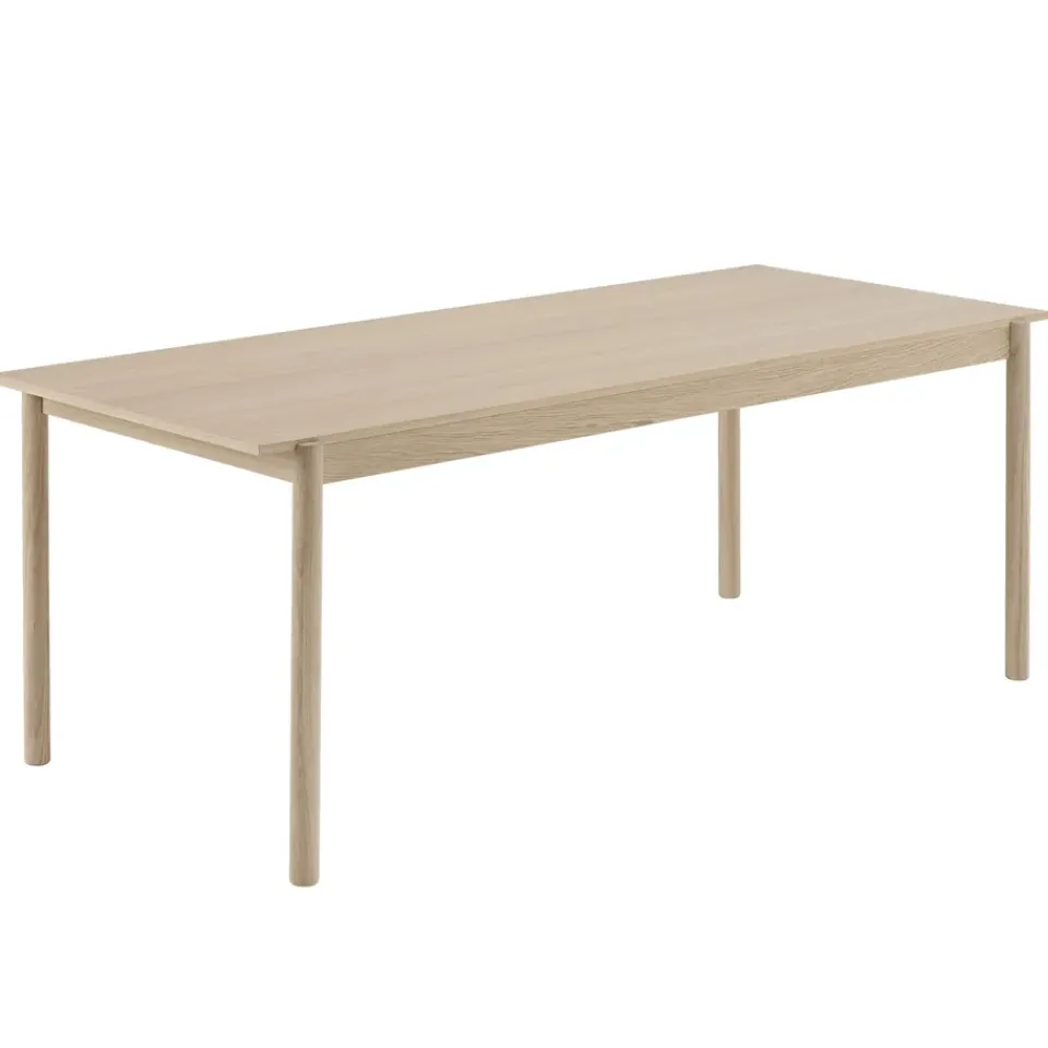 Dining Tables^Muuto Linear wooden table oak, 200x90 cm Beige