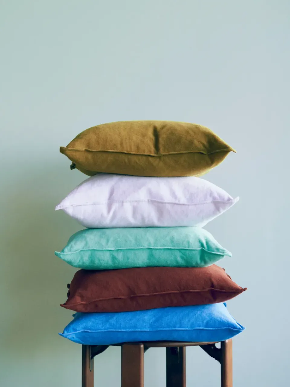 Cushions^HAY Linen pillow 50x50 cm, Iron Red
