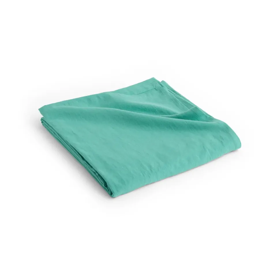 Bedspreads & Throws^HAY Linen throw 240x260 cm, Emerald Green