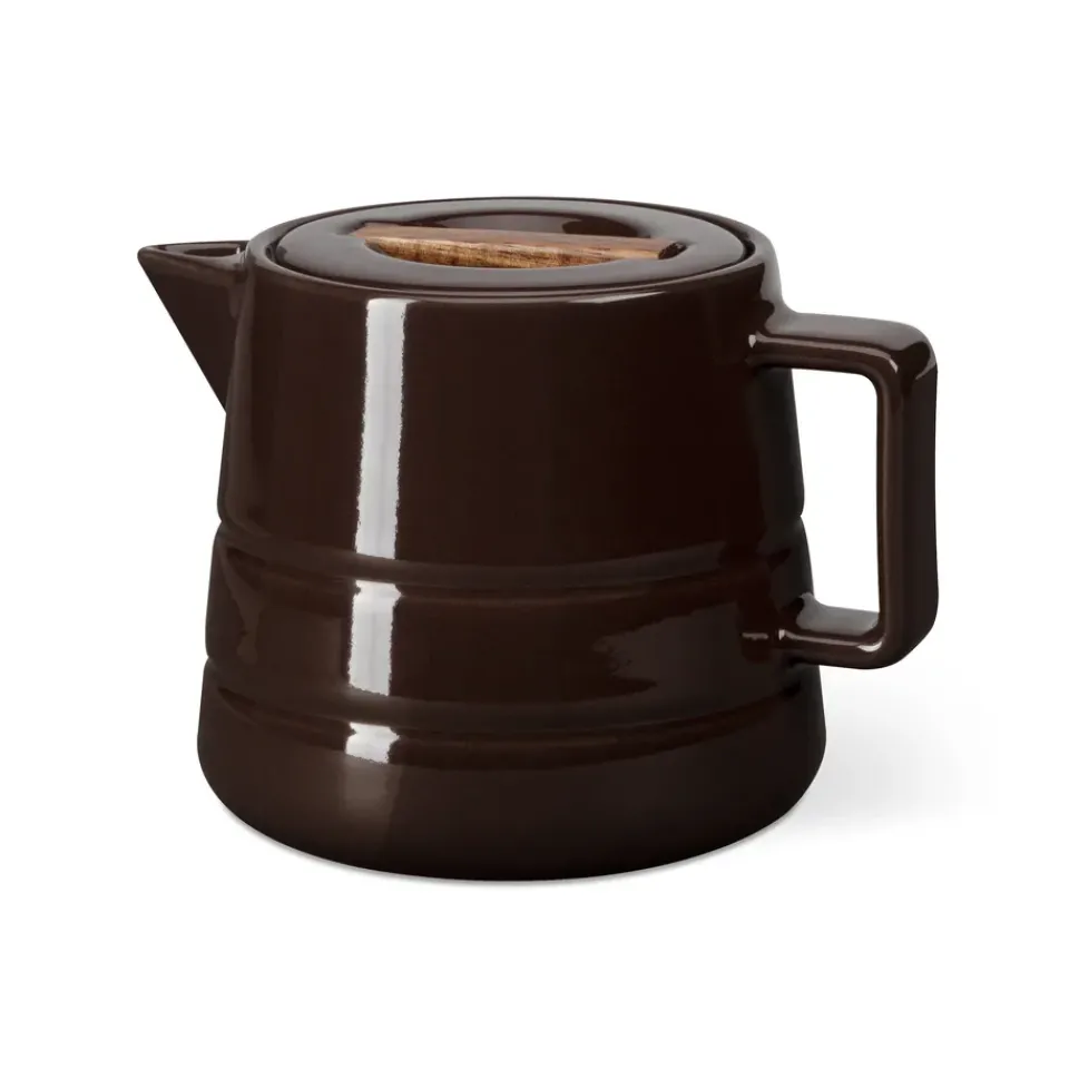 Milk Jugs^NJRD Lines milk jug 50 cl, Brown