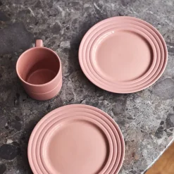 Coffee Cups^NJRD Lines mug 50 cl 2-pack, Pink