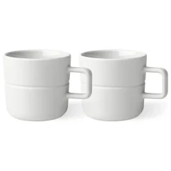 Online NJRD Lines mug 50 cl 2-pack, White