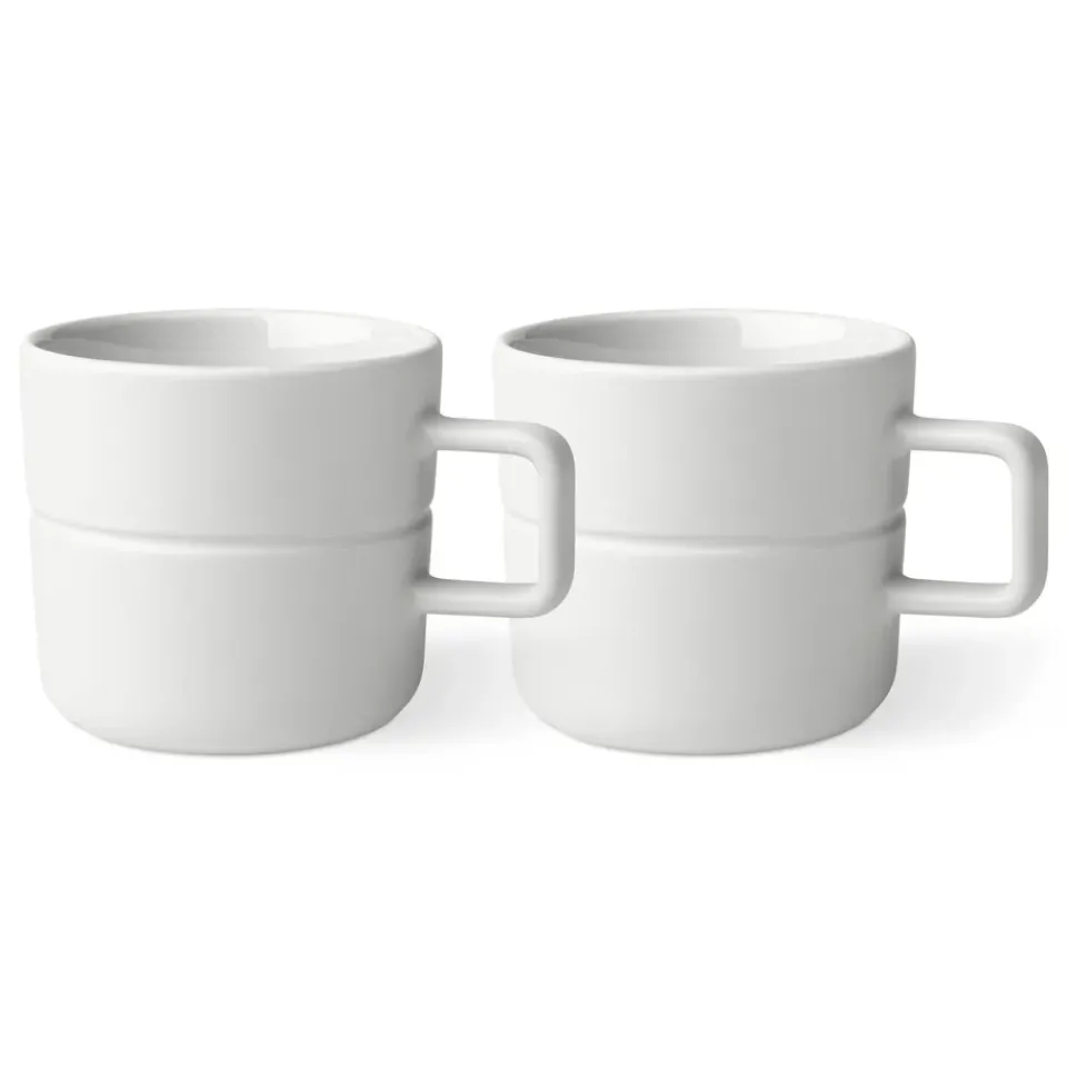 Online NJRD Lines mug 50 cl 2-pack, White