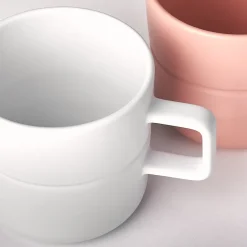 Online NJRD Lines mug 50 cl 2-pack, White