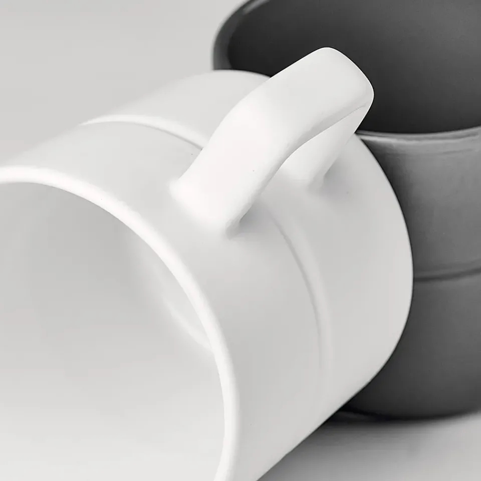 Coffee Cups^NJRD Lines mug 30 cl 2-pack, White