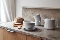 Coffee Cups^NJRD Lines mug 30 cl 2-pack, White