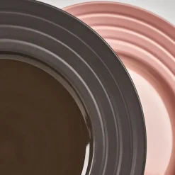 Dinner Plates^NJRD Lines plate Ø27 cm 6-pack, Brown