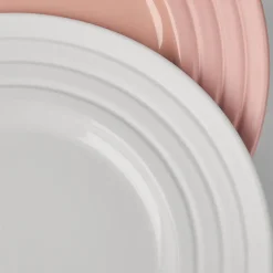 Dinner Plates^NJRD Lines plate Ø27 cm 6-pack, White