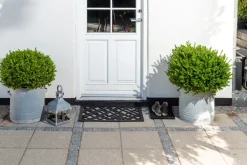 Rugs For Outdoors|Door Mats^Tica copenhagen Lines rubber doormat, 45x75 cm Black