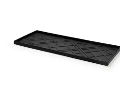 Door Mats^Tica copenhagen Lines skotray, Large. 38x88 cm Black