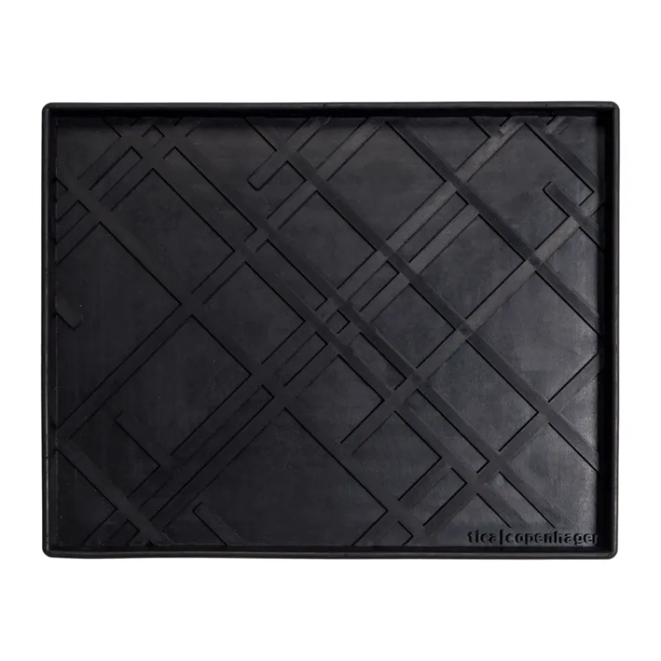 Clearance Tica copenhagen Lines skotray, Medium. 38x48 cm Black
