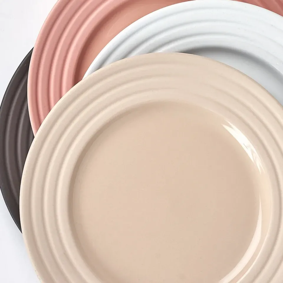 Hot NJRD Lines small plate Ø21 cm 6-pack, Beige