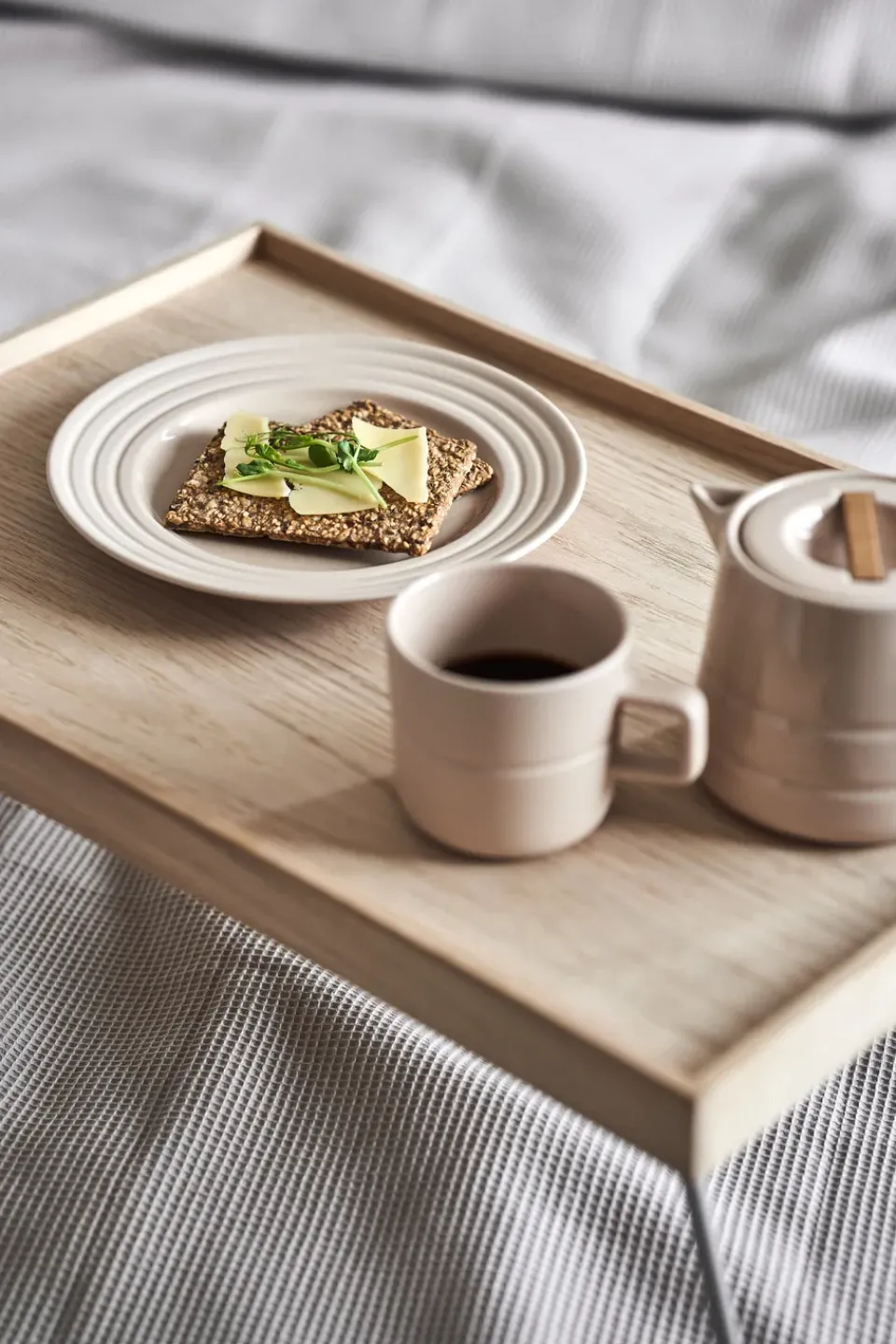 Hot NJRD Lines small plate Ø21 cm 6-pack, Beige