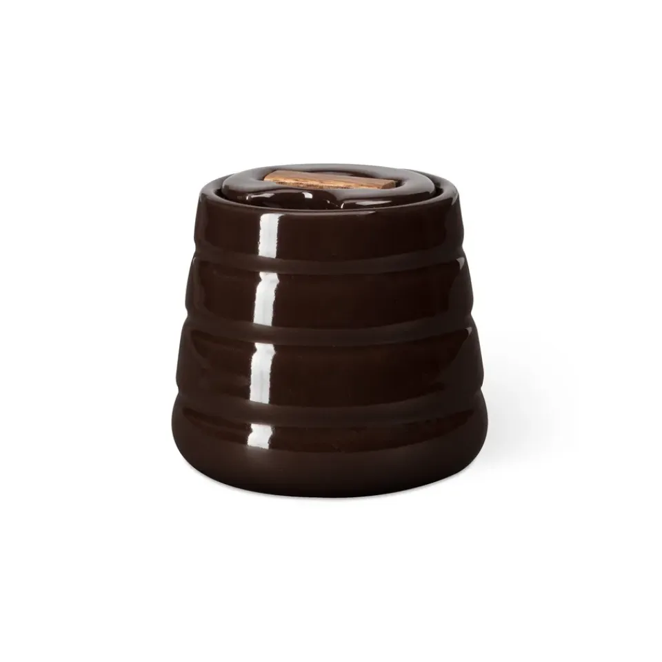 New NJRD Lines sugar bowl, Brown