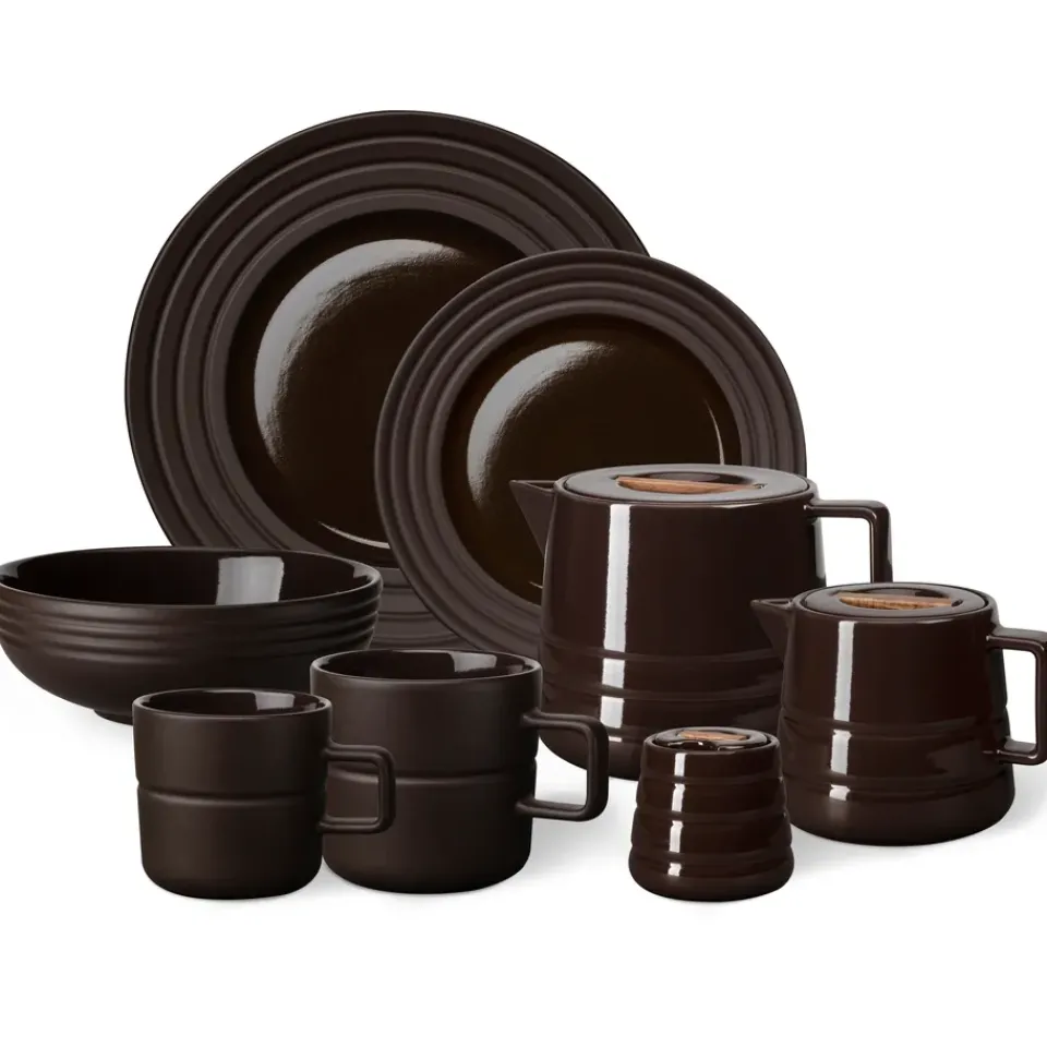 New NJRD Lines sugar bowl, Brown