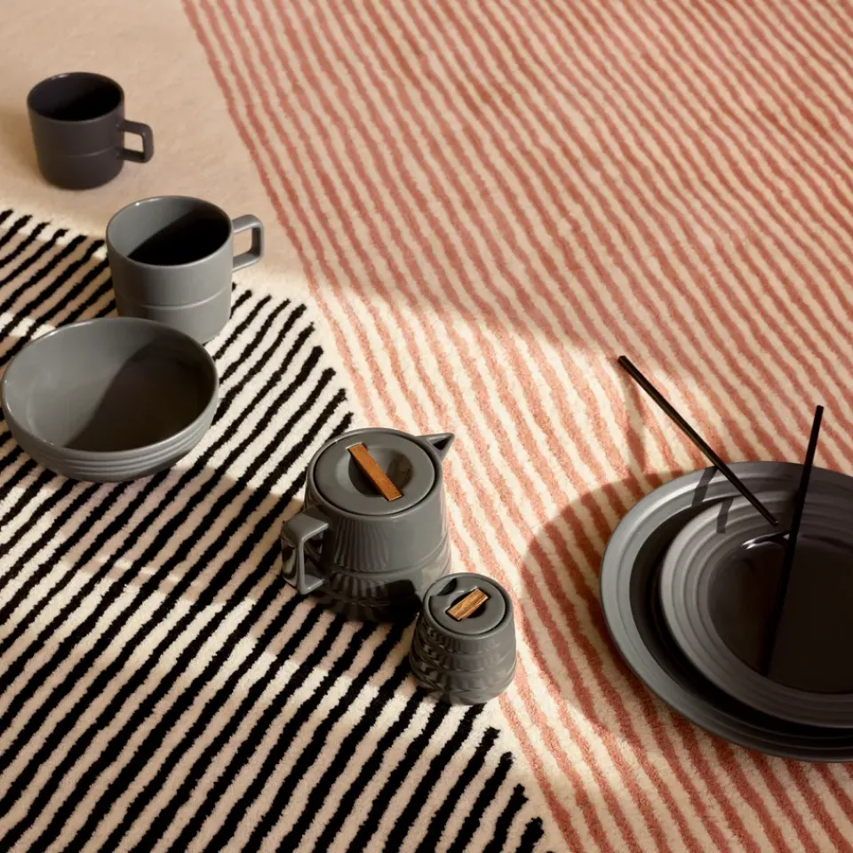 Sale NJRD Lines sugar bowl, dark Grey