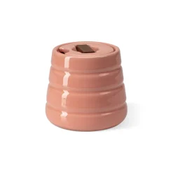 Sugar Bowls^NJRD Lines sugar bowl, Pink
