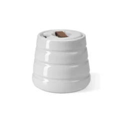 Sugar Bowls^NJRD Lines sugar bowl, White