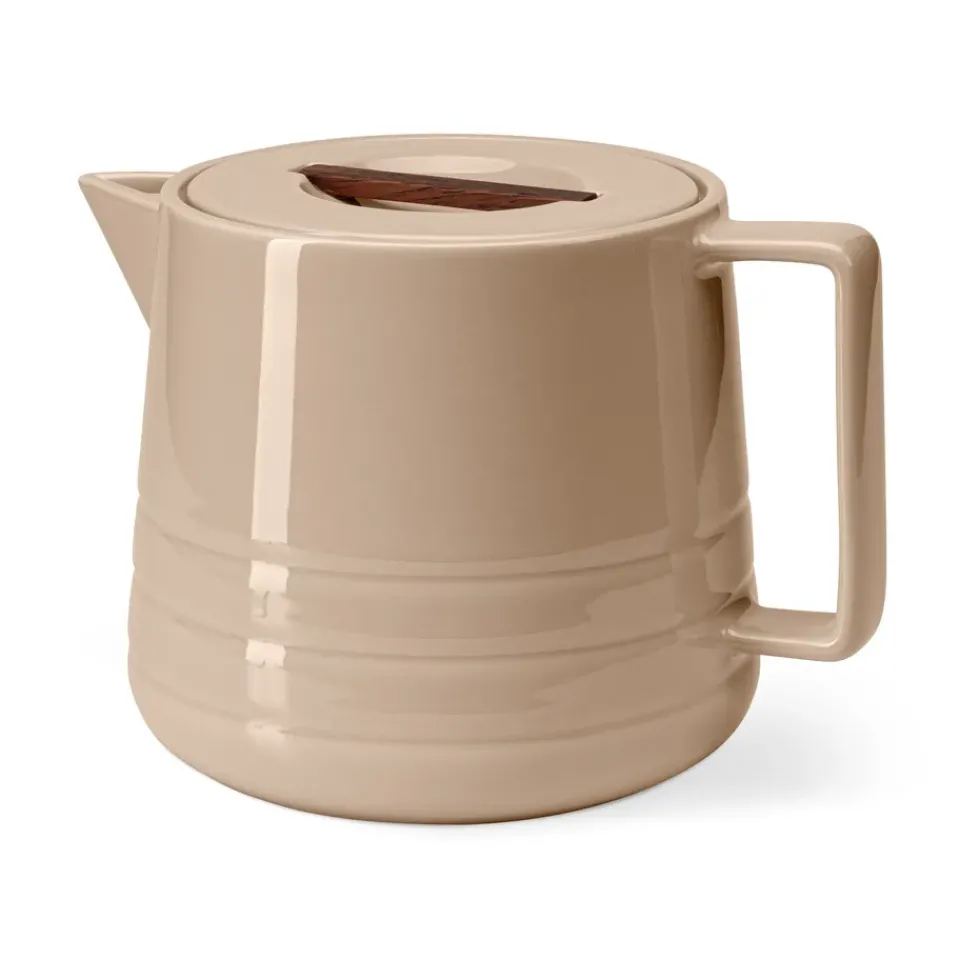 Outlet NJRD Lines teapot 1.5 liter, Beige