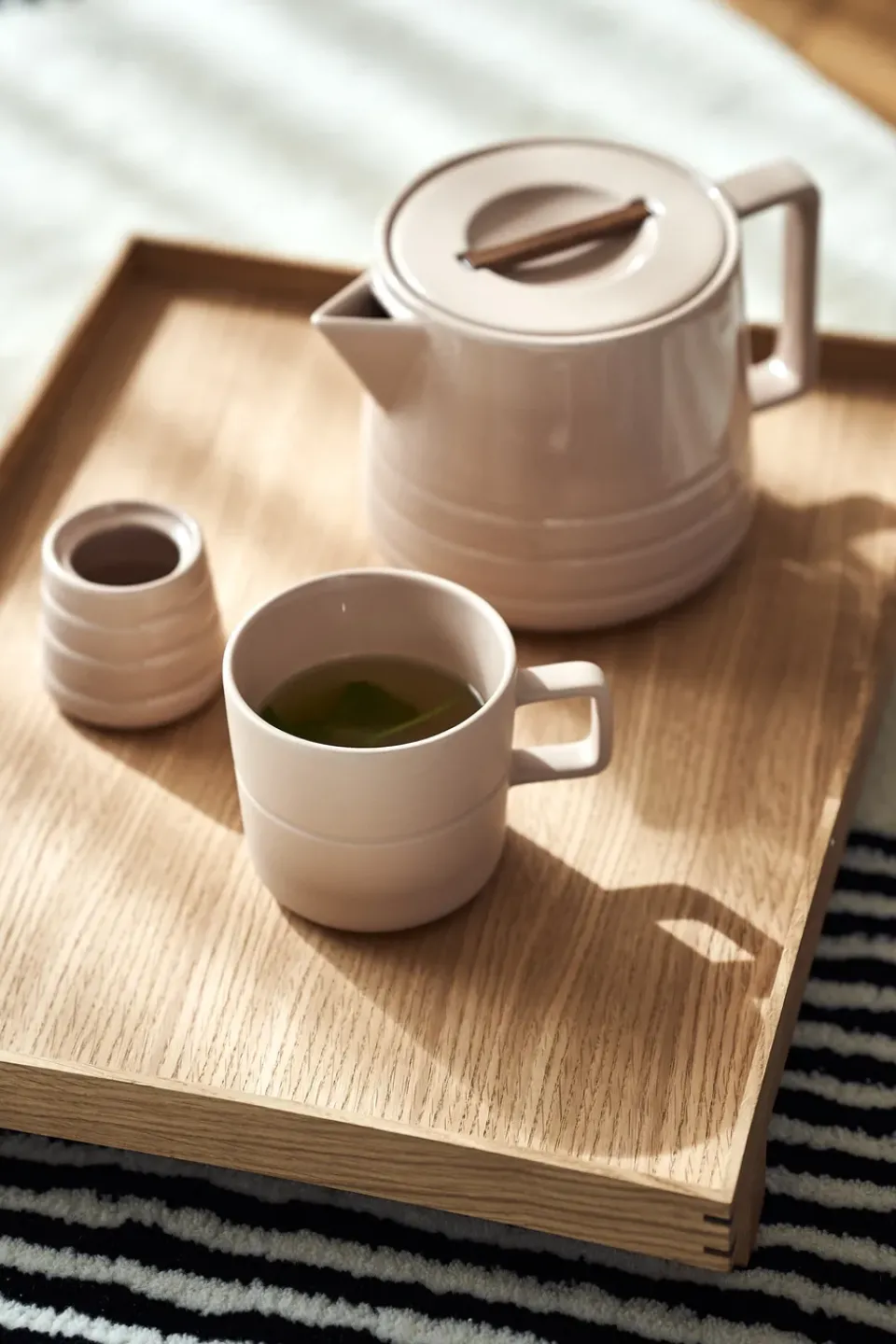 Outlet NJRD Lines teapot 1.5 liter, Beige