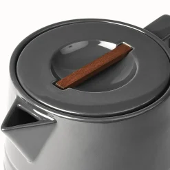 Teapots^NJRD Lines teapot 1.5 liter, dark Grey