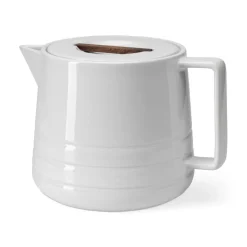 Teapots^NJRD Lines teapot 1.5 liter, White
