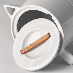 Teapots^NJRD Lines teapot 1.5 liter, White