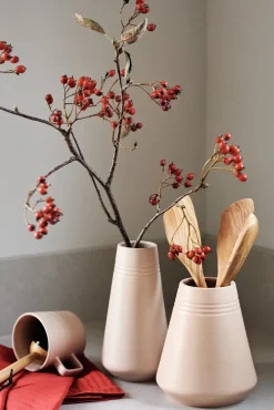 New NJRD Lines vase 22 cm, Beige