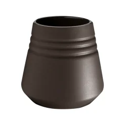 Discount NJRD Lines vase 8 cm, Brown