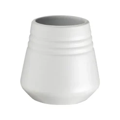 Vases^NJRD Lines vase 8 cm, White