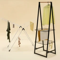Clothes Racks, Coat Stands & Hangers|Clothes Racks, Coat Stands & Hangers^Brabantia Linn clothes stand small, Black