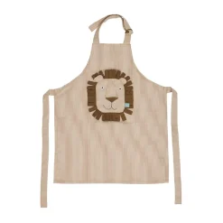 Sale OYOY Lion apron 44x56 cm, Caramel Beige