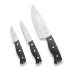 Online Lion Sabatier Austral knife set 3 pieces, Steel-black Silver-coloured