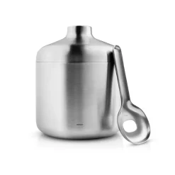 Ice Buckets^Eva Solo Liquid lounge ice bucket with spoon 1.4 l, Brushed steel Silver-coloured