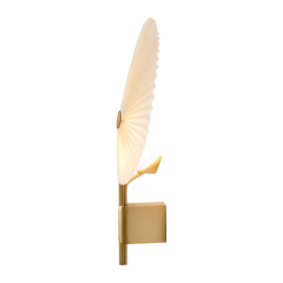 Reading Lamps|Wall Lights^Gejst Liris wall lamp, Brass Gold-coloured