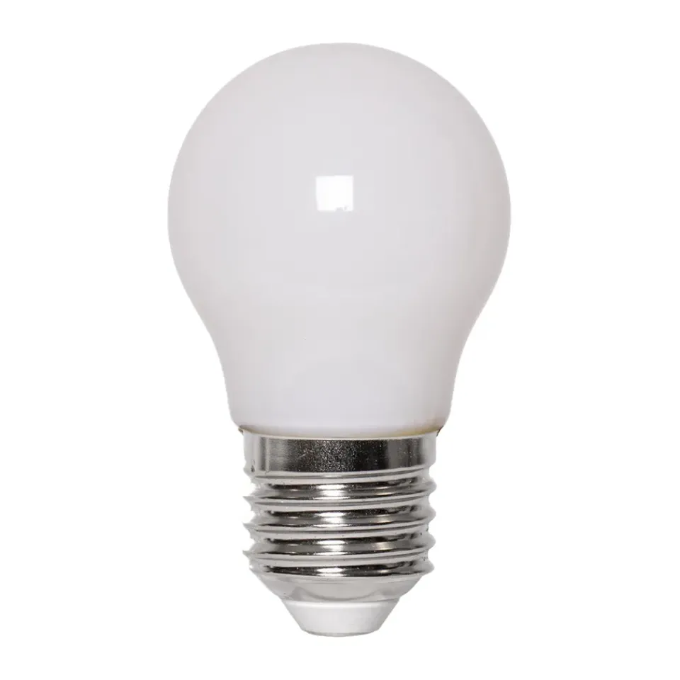 Online Scandi Essentials Lit dimmable light bulb E27 250lm filament, Opal, 3000K White