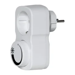 Sale Scandi Essentials Lit plug-in dimmer Saco, White