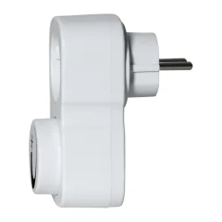 Sale Scandi Essentials Lit plug-in dimmer Saco, White