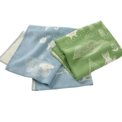 Baby Blankets^Klippan Yllefabrik Little bear childrens blanket, Green