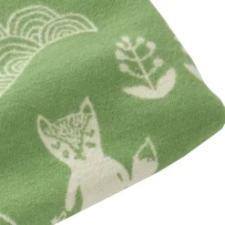 Baby Blankets^Klippan Yllefabrik Little bear childrens blanket, Green