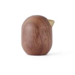 Best Normann Copenhagen Little Bird figure walnut, 3 cm Brown