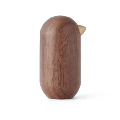 Clearance Normann Copenhagen Little Bird figure walnut, 5 cm Brown