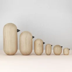 Clearance Normann Copenhagen Little Bird oak, 4.5 cm Beige