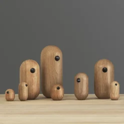 Clearance Normann Copenhagen Little Bird oak, 4.5 cm Beige