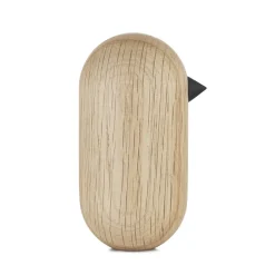 Wooden Figures^Normann Copenhagen Little Bird oak, 10 cm Beige
