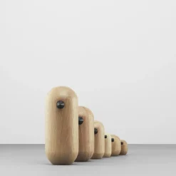 Wooden Figures^Normann Copenhagen Little Bird oak, 3 cm Beige