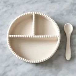 Table Settings & Starter Sets|Children's Tableware^Jack o Juno Little Bubble children's dinner set, 2 pieces, Cream Beige
