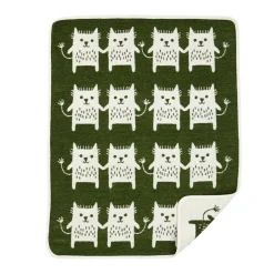 Baby Blankets^Klippan Yllefabrik Little me chenille blanket, Green