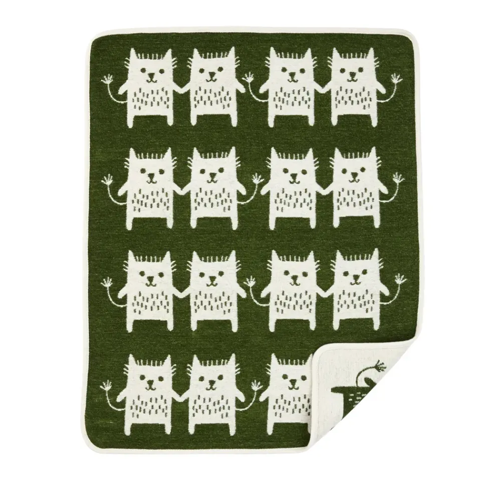 Baby Blankets^Klippan Yllefabrik Little me chenille blanket, Green